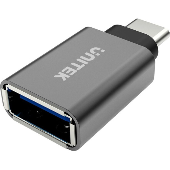 UNITEK Cable interface/Gender Adapter Usb Type-C Usb Type-A Metallic - (Y-A025CGY)
