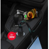 UNITEK Car Charger 38W USB-A USB-C Qc 3.0 - (P1400A)