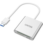 UNITEK Card Reader Usb 3.2 Gen 1 (3.1 Gen 1) Silver - (Y-9313)