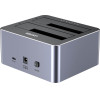 UNITEK Cloning Station 2X Sata 2.5'' 3.5'' Usbc 10GB - (Y-3027GY01-EU)