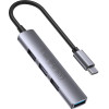 UNITEK Hub USB-C / 3x USB-A 2.0, USB-A 3.0 - (H1208B)