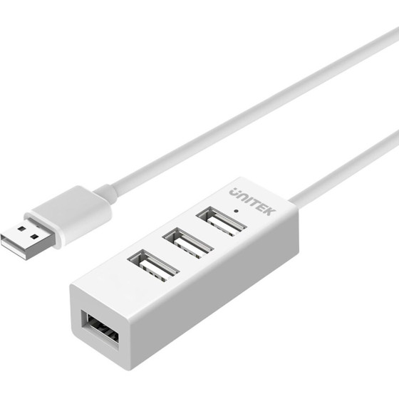 UNITEK Interface Hub Usb 2.0 480 Mbit/s White - (Y-2146)