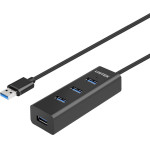 UNITEK Interface Hub Usb 3.2 Gen 1 (3.1 Gen 1) Type-A 5000 Mbit/s Black - (Y-3089V01)