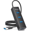 UNITEK Interface Hub Usb 3.2 Gen 1 (3.1 Gen 1) Type-A 5000 Mbit/s Black - (Y-3089V01)
