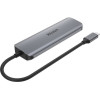 UNITEK Interface Hub Usb 3.2 Gen 1 (3.1 Gen 1) Type-A 5000 Mbit/s Grey - (H1107A)