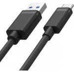 UNITEK Kabel Usb USB-A -- USB-C 50CM, Black - (Y-C481BK)