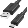 UNITEK Kabel Usb USB-A -- USB-C 50CM, Black - (Y-C481BK)