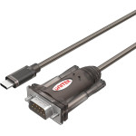 UNITEK Serial Cable Black 1.5 m DB-9 - (Y-1105K)