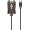 UNITEK Serial Cable Black 1.5 m DB-9 - (Y-1105K)