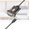 UNITEK Serial Cable Black 1.5 m DB-9 - (Y-1105K)