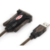 UNITEK Serial Cable Black 1.5 m Usb Type-A DB-9 - (Y-105)