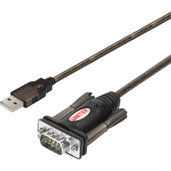UNITEK Serial Cable Black 1.5 m Usb Type-A DB-9 - (Y-105)