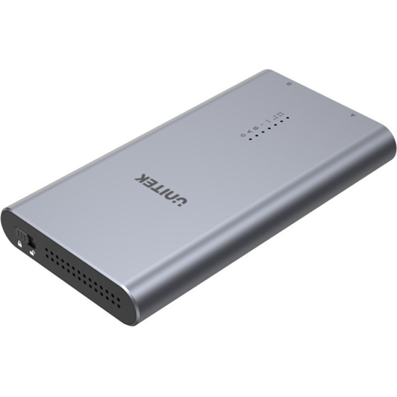 UNITEK Solidforce USB-C To PCIe/Nvme M.2 Ssd 10GBps Dual Bay Enclosure With Offline Clone - (S1206A)