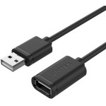 UNITEK Usb Cable 2 m Usb 2.0 Usb A Black - (Y-C450GBK)