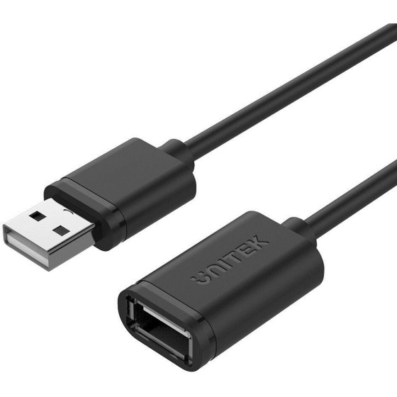 UNITEK Usb Cable 2 m Usb 2.0 Usb A Black - (Y-C450GBK)