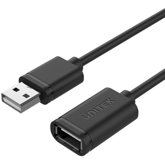 UNITEK Usb Cable Usb 2.0 3 m Usb A Black - (Y-C417GBK)