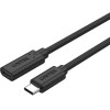 UNITEK Usb Cable Usb 3.2 Gen 2 (3.1 Gen 2) 0.5 m Usb C Black - (C14086BK)