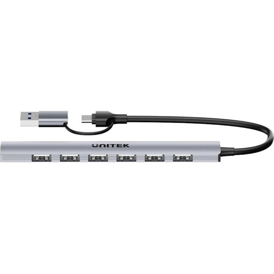 UNITEK USB-A 5GBps 7in1 Usb Hub - (H1209AGY01)