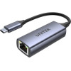 UNITEK USB-C - RJ45 adapter, 1GBPS, Pd 100W - (U1323A)