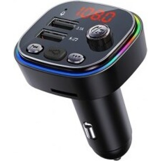 Vakoss Fm Transmitter 87.5 - 108 Mhz Bluetooth/Usb Black - (TC-B439K)