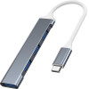 Vakoss Hub USB-C 1XUsb 3.0 3XUsb 2.0 - (TC-4125X)