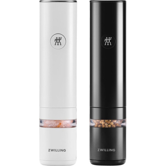 ZWILLING Enfinigy Salt & Pepper Grinder Set Black, White - (53103-702-0)