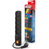Acar F5 Black 5 AC outlet(s) 230 V 1.5 m - (W0099)