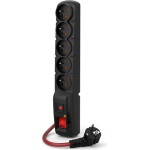 Acar F5 Power strip 16A (1,5m; black) - (W2389)