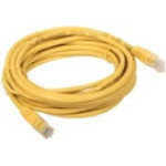 ALANTEC A-LAN networking cable Yellow 0.5 m Cat5e U/UTP (UTP) - (KKU5ZOL0.5)
