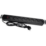 ALANTEC power extension 3 m 8 AC outlet(s) Indoor Black - (PZ081U3M)