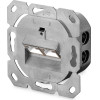DIGITUS CAT 6, Class E, wall outlet, shielded, surface mount - (DN-9006-N)