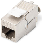DIGITUS CAT 6A Keystone module, shielded, tool-free mounting connection - (DN-93615)