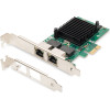 DIGITUS Gigabit Ethernet PCI Express Card, 2-port - (DN-10132)