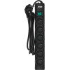 Ever Optima 3m Black 6 AC outlet(s) 250 V - (T/LZ08-OPT030/0000)