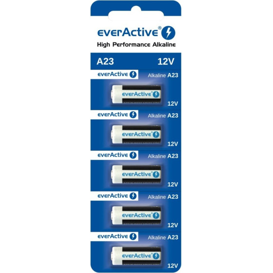 everActive Alkaline batteries A23 12V - blister 5 pcs - (23A5BL)