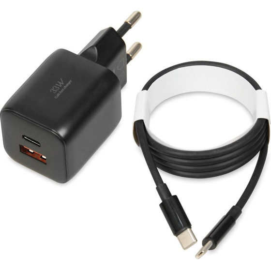IBOX C-42 GaN PD33W Wall charger, Black - (ILUC42B)