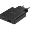 IBOX C-43 Slim GaN PD30W Wall charger, Black - (ILUC43B)
