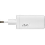 IBOX C-65 White, GaN 65W universal charger - (ILUC65W)