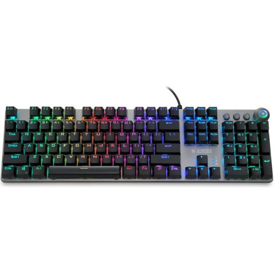 IBOX Aurora K-4 keyboard USB QWERTY Black - (IKGMK4)