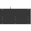 IBOX Aurora K-5 keyboard USB QWERTY Silver - (IKGMK5)