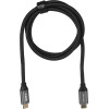 IBOX I-BOX USB C/USB C, 1 m USB cable 3.2 Gen 2 (3.1 Gen 2) Black - (IKUMTC31G2)