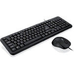 IBOX OFFICE KIT II keyboard Mouse included USB QWERTY English Black - (IKMOC2005070U)