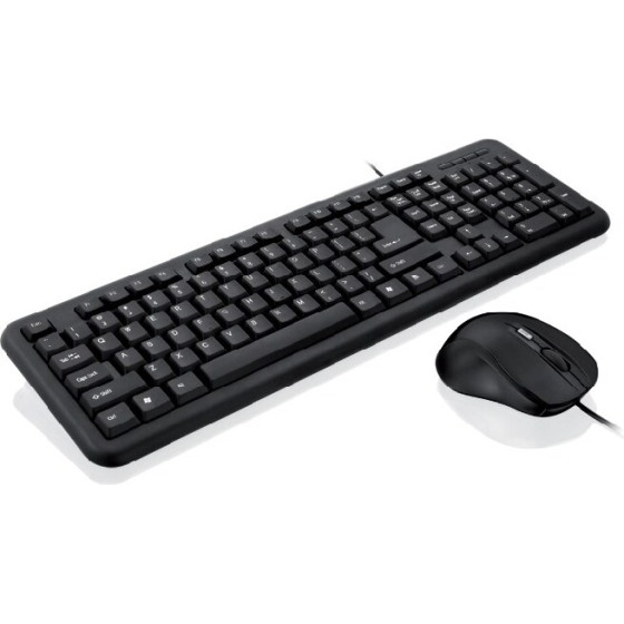 IBOX OFFICE KIT II keyboard Mouse included USB QWERTY English Black - (IKMOC2005070U)