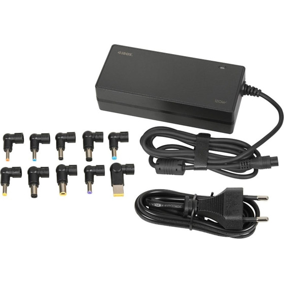 IBOX power adapter/inverter Indoor 120 W Black - (IUZ120WA)