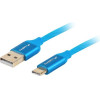 Lanberg CABLE USB-C 2.0 (M) - A (M) 1.8M PREMIUMQC - (CA-USBO-22CU-0018-BL)