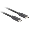 Lanberg CABLE USB-C M/M 3.2 GEN2 1M PD100W - (CA-CMCM-32CU-0010-BK)