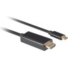 Lanberg CABLE USB-C(M)- HDMI(M) 3M 4K 60HZ BLACK - (CA-CMHD-10CU-0030-BK)