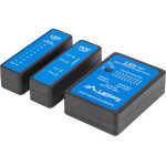 Lanberg network cable tester PoE tester Black, Blue - (NT-0404)