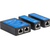 Lanberg network cable tester PoE tester Black, Blue - (NT-0404)