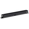 Lanberg rack accessory Cable management panel - (AK-1201-B)